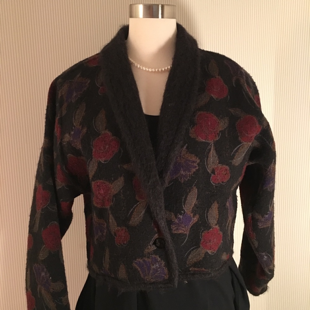 Stanley Blacker Wool Floral Jacket/Blazer